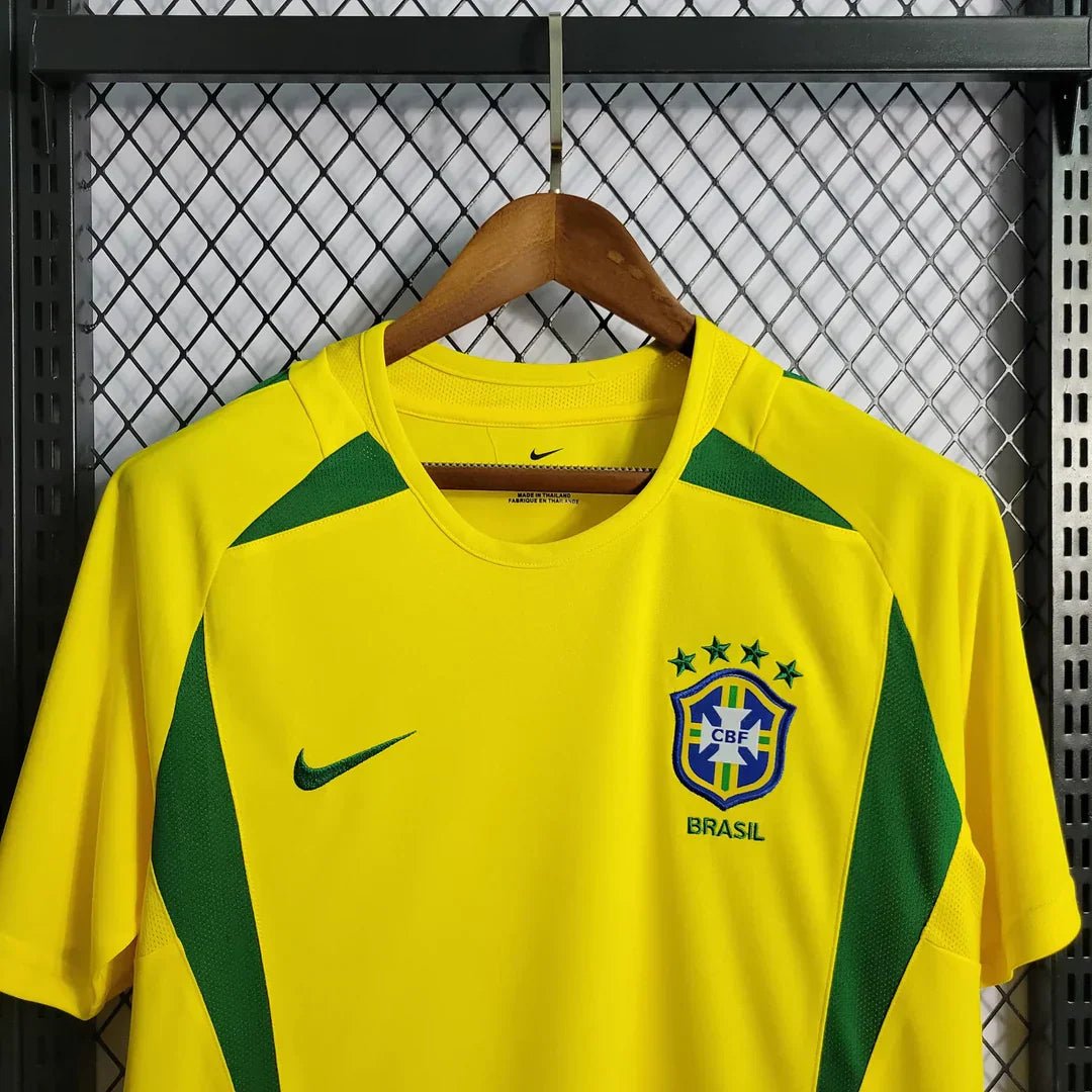 BRAZIL 2002 HOME SHIRT - KitCulture©