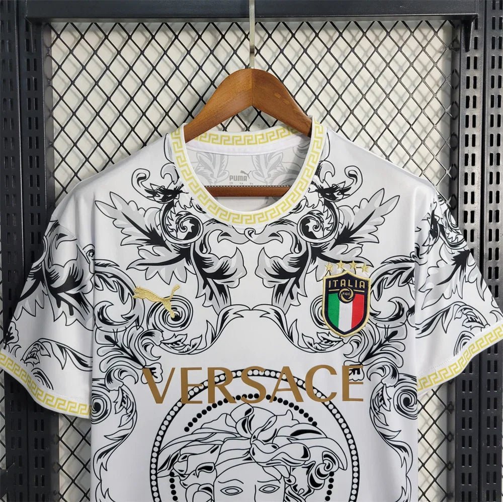 ITALY 2023 CONCEPT VERSACE WHITE HOME SHIRT - KitCulture©