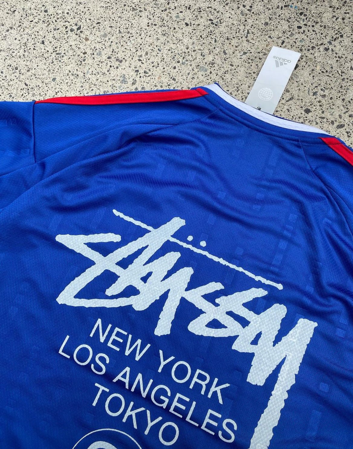 ITALY X STUSSY - JERSEY BLUE - KitCulture©