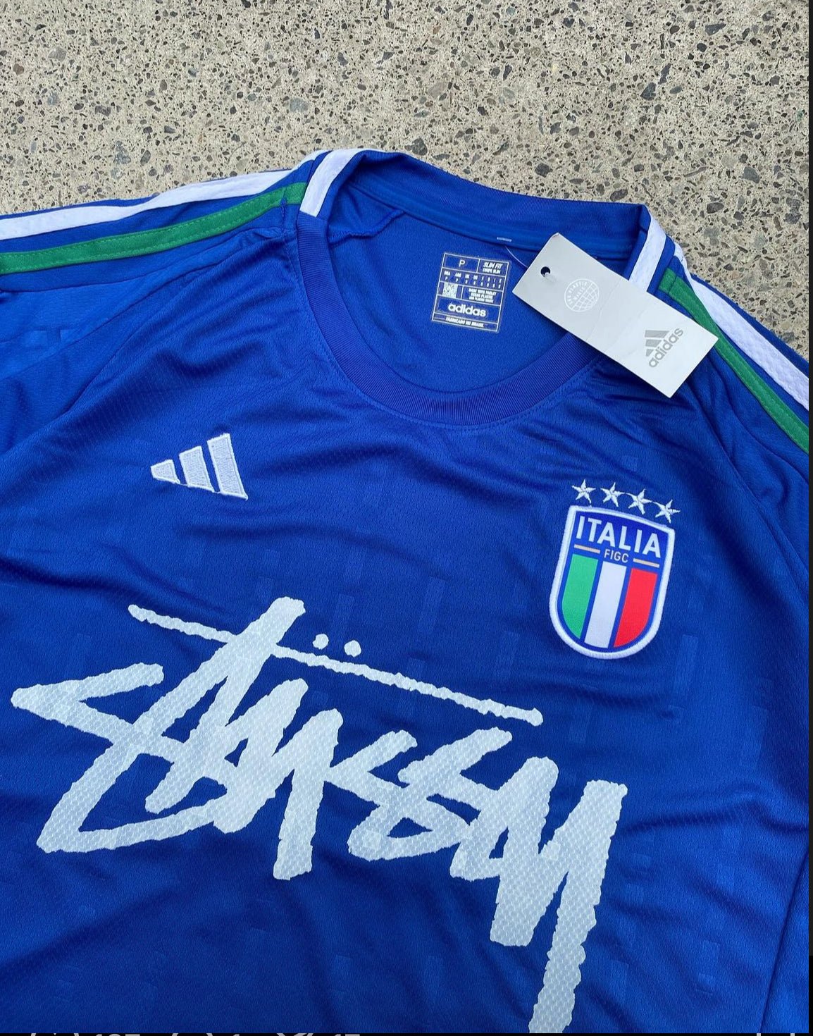 ITALY X STUSSY - JERSEY BLUE - KitCulture©