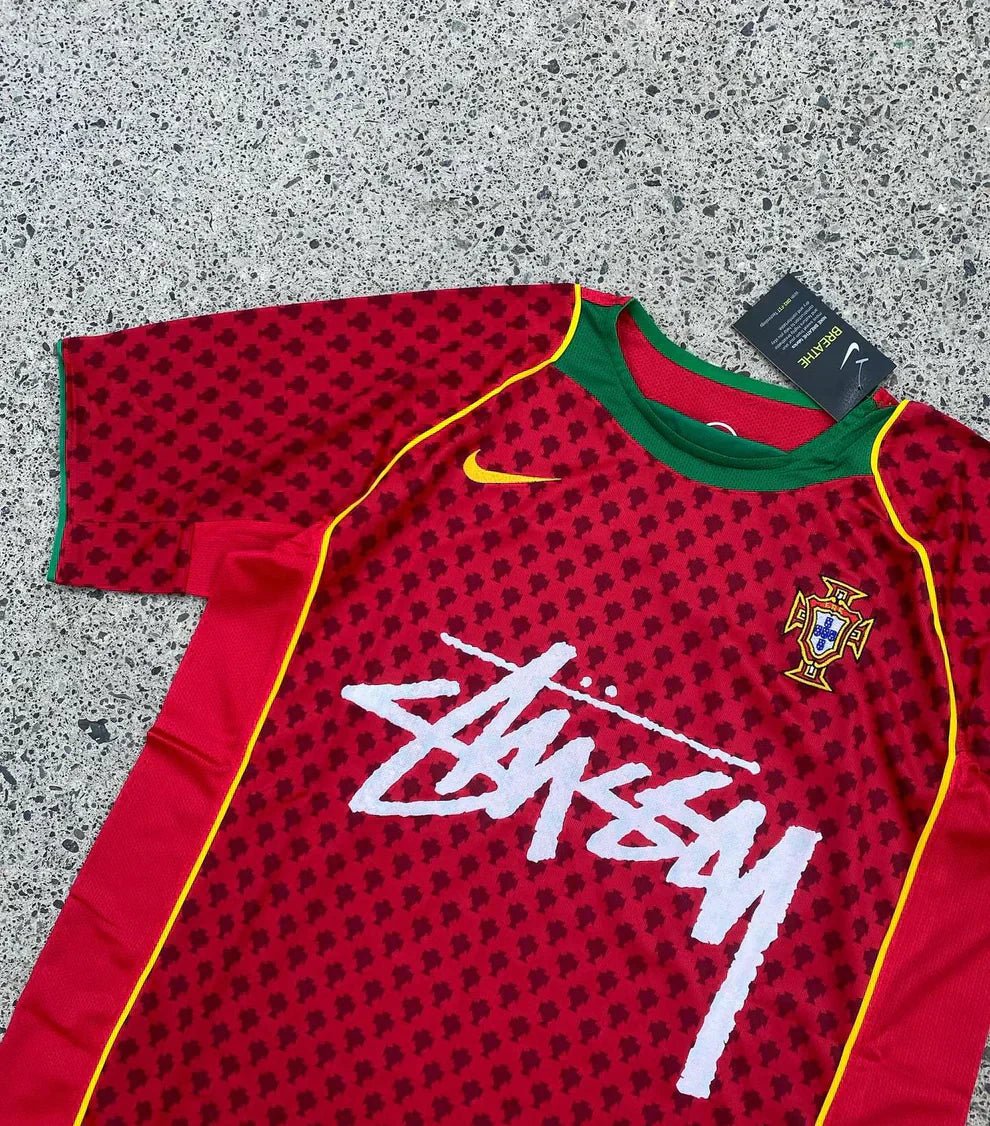 STUSSY X “PORTUGAL” JERSEY - RED (Special Edition) - KitCulture©