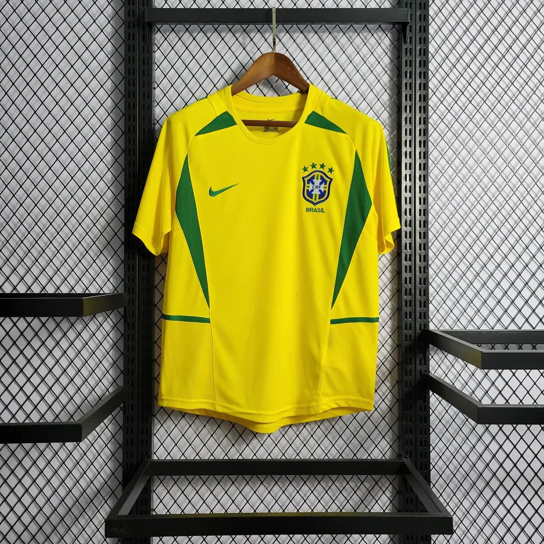 BRAZIL 2002 HOME SHIRT - KitCulture©