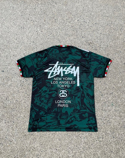 ITALY X STUSSY - JERSEY GREEN - KitCulture©