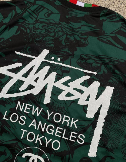 ITALY X STUSSY - JERSEY GREEN - KitCulture©