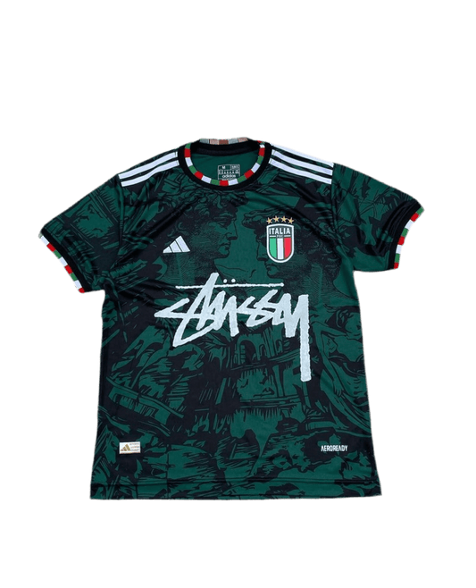 ITALY X STUSSY - JERSEY GREEN - KitCulture©