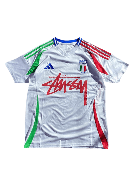 ITALY X STUSSY - JERSEY WHITE - KitCulture©