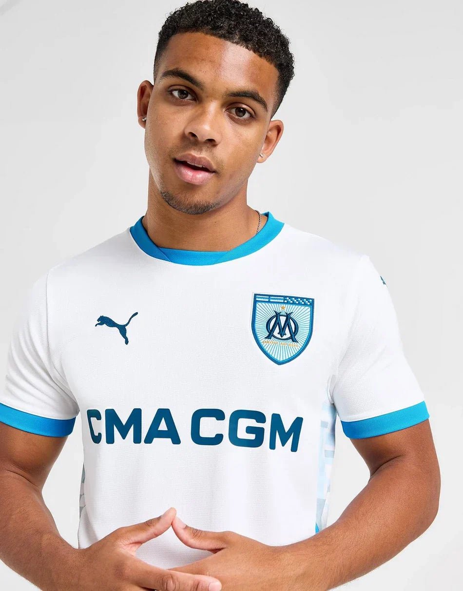 OLYMPIQUE MARSEILLE 2024/25 HOME SHIRT - KitCulture©