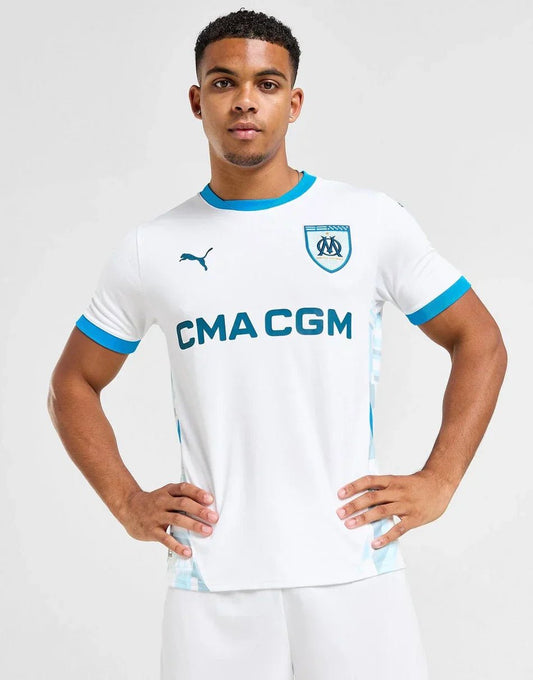OLYMPIQUE MARSEILLE 2024/25 HOME SHIRT - KitCulture©